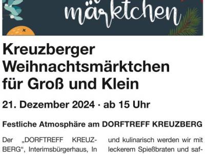 Kreuzberger Weihnachtsmärktchen am 21.12.2024