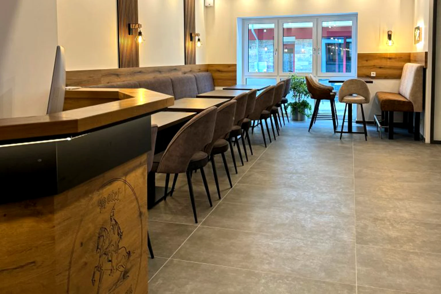 Innenansicht des Restaurants im Hotel Rittersprung.