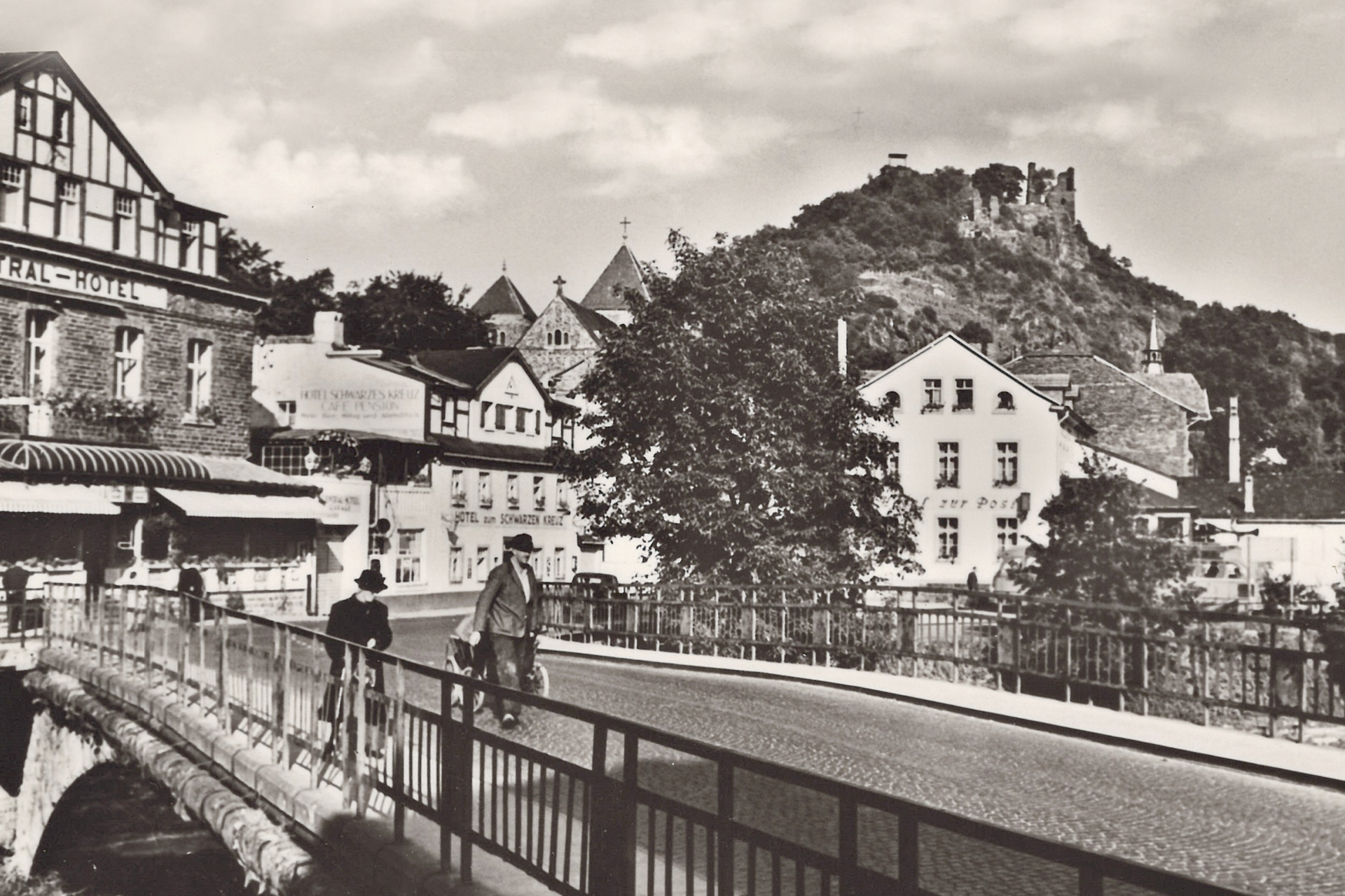 Altenahr-historisch-26.-27 Historische Aufnahme 50er Jahre von Altenahr